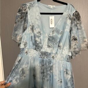 Baltic Born Blue Floral Dress